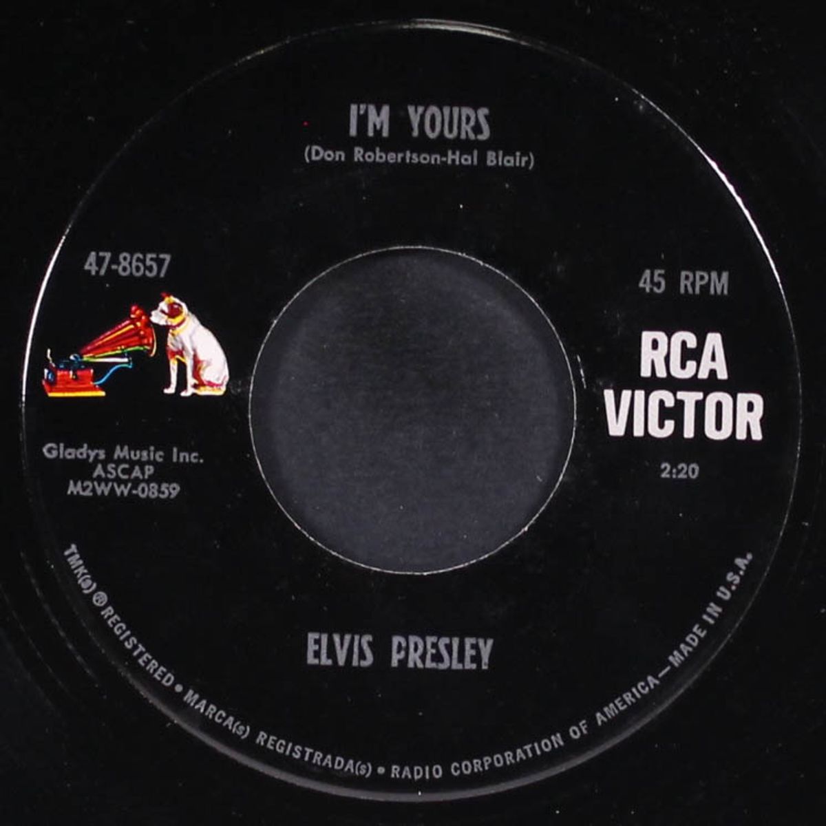 i'm yours / long lonely highway by ELVIS PRESLEY