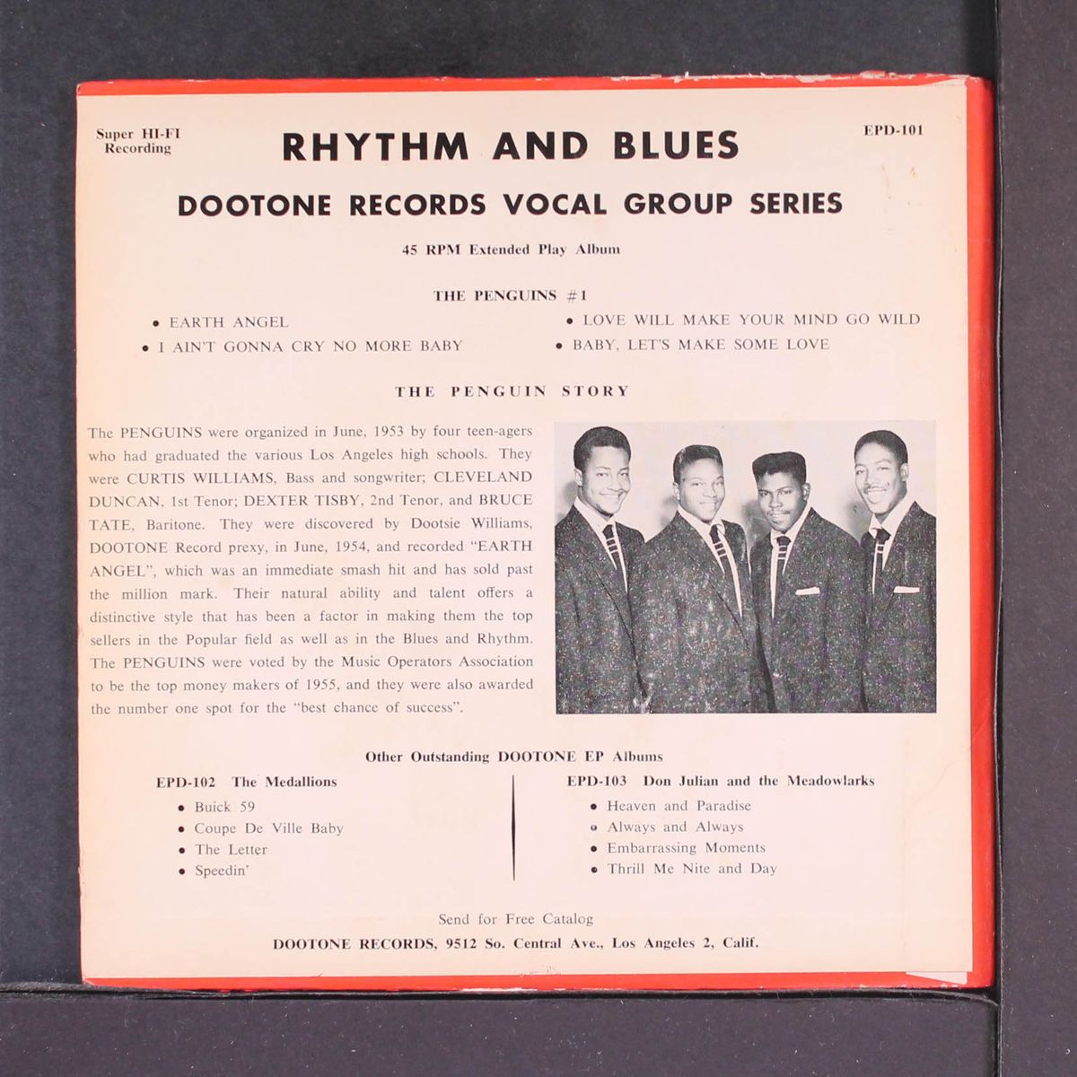 rhythm & blues album #1 by PENGUINS