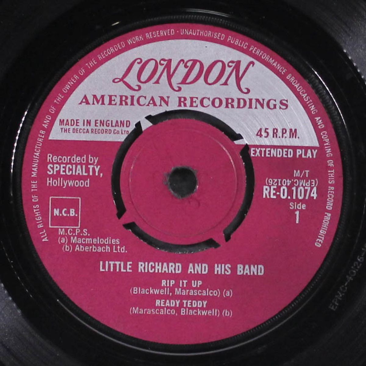 and his band by LITTLE RICHARD