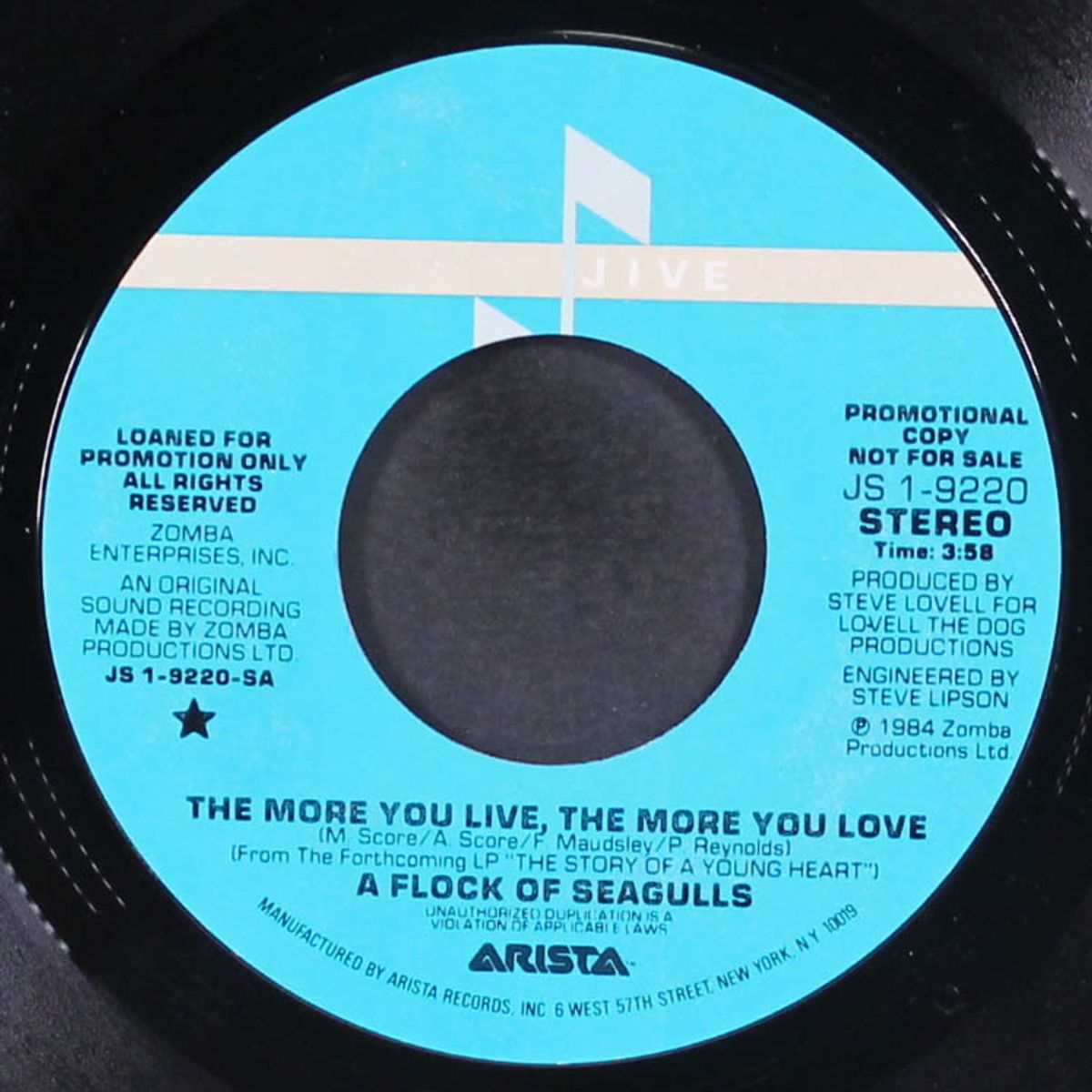 the more you live by FLOCK OF SEAGULLS
