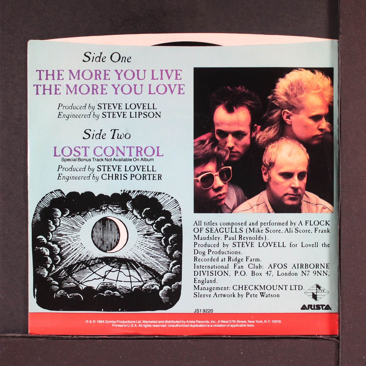 the more you live by FLOCK OF SEAGULLS