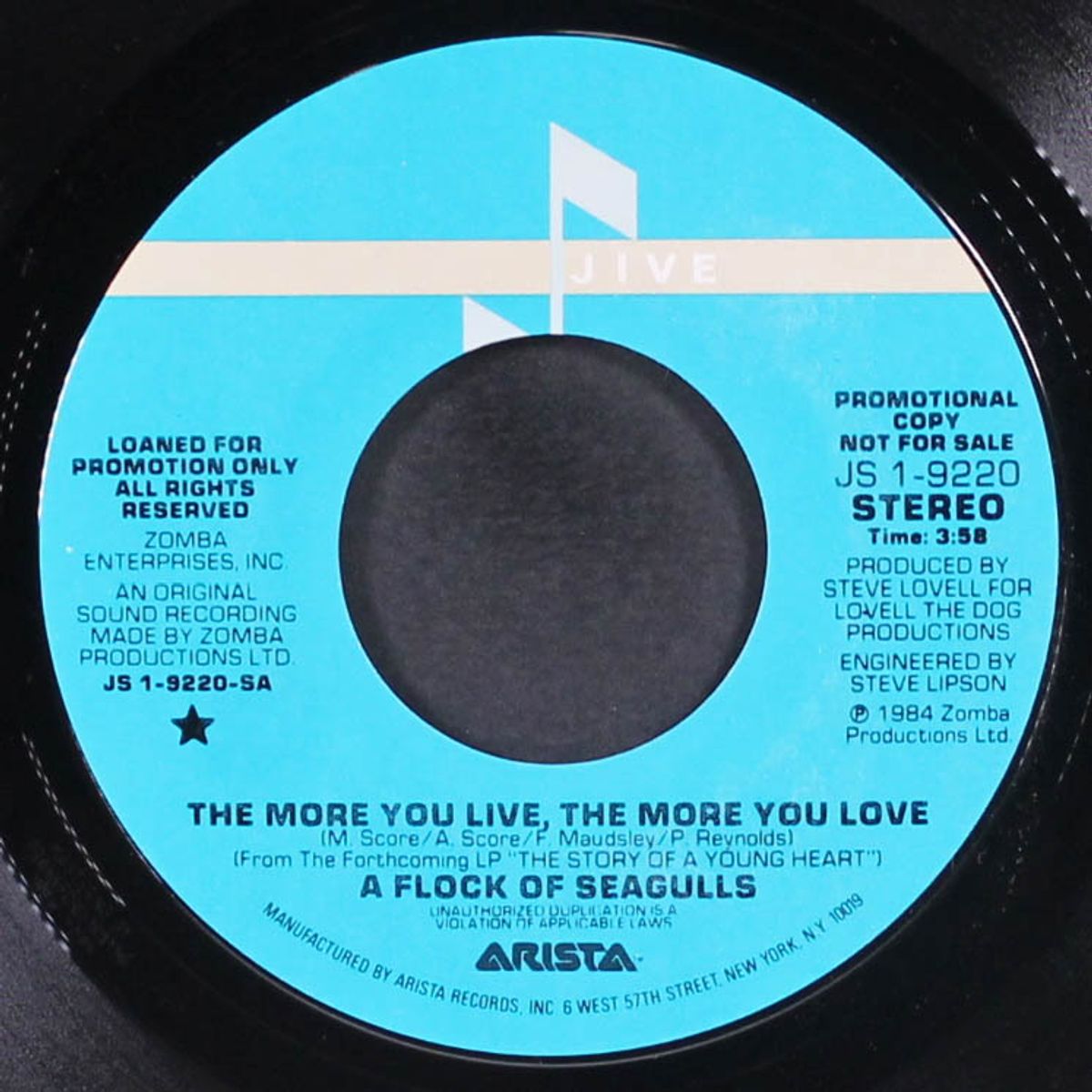 the more you live by FLOCK OF SEAGULLS