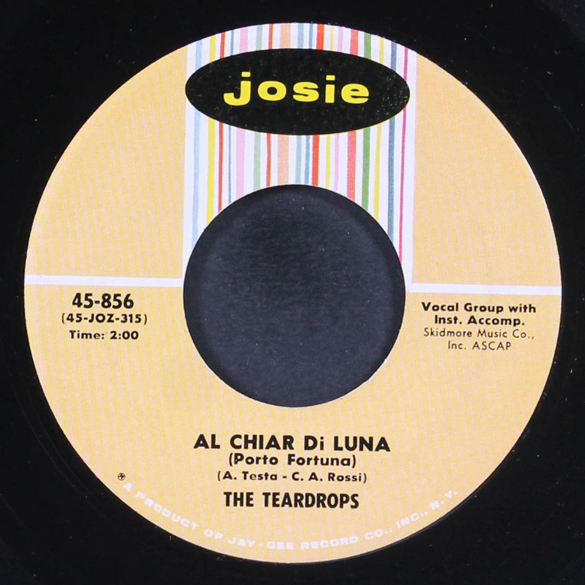 we won't tell / al chier di luna by TEARDROPS