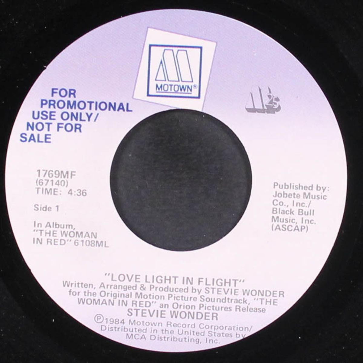 love light in flight / it's more than you by STEVIE WONDER