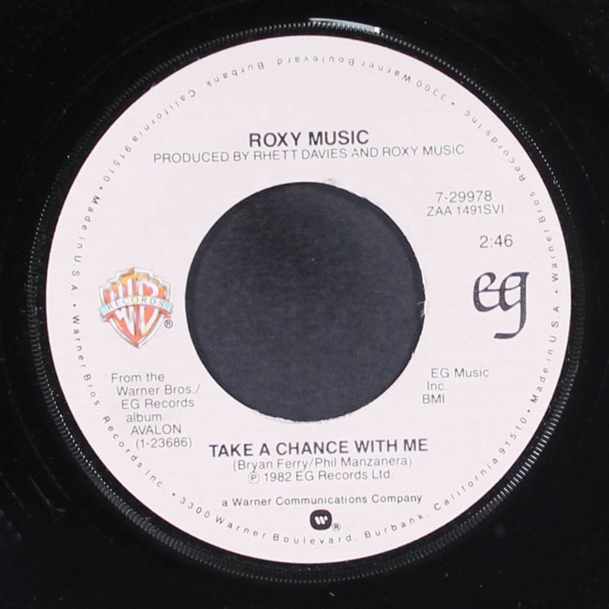 take a chance with me / india by ROXY MUSIC