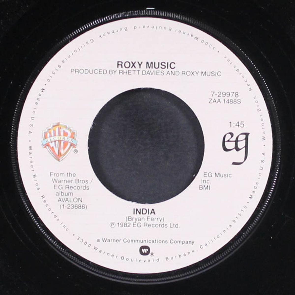 take a chance with me / india by ROXY MUSIC