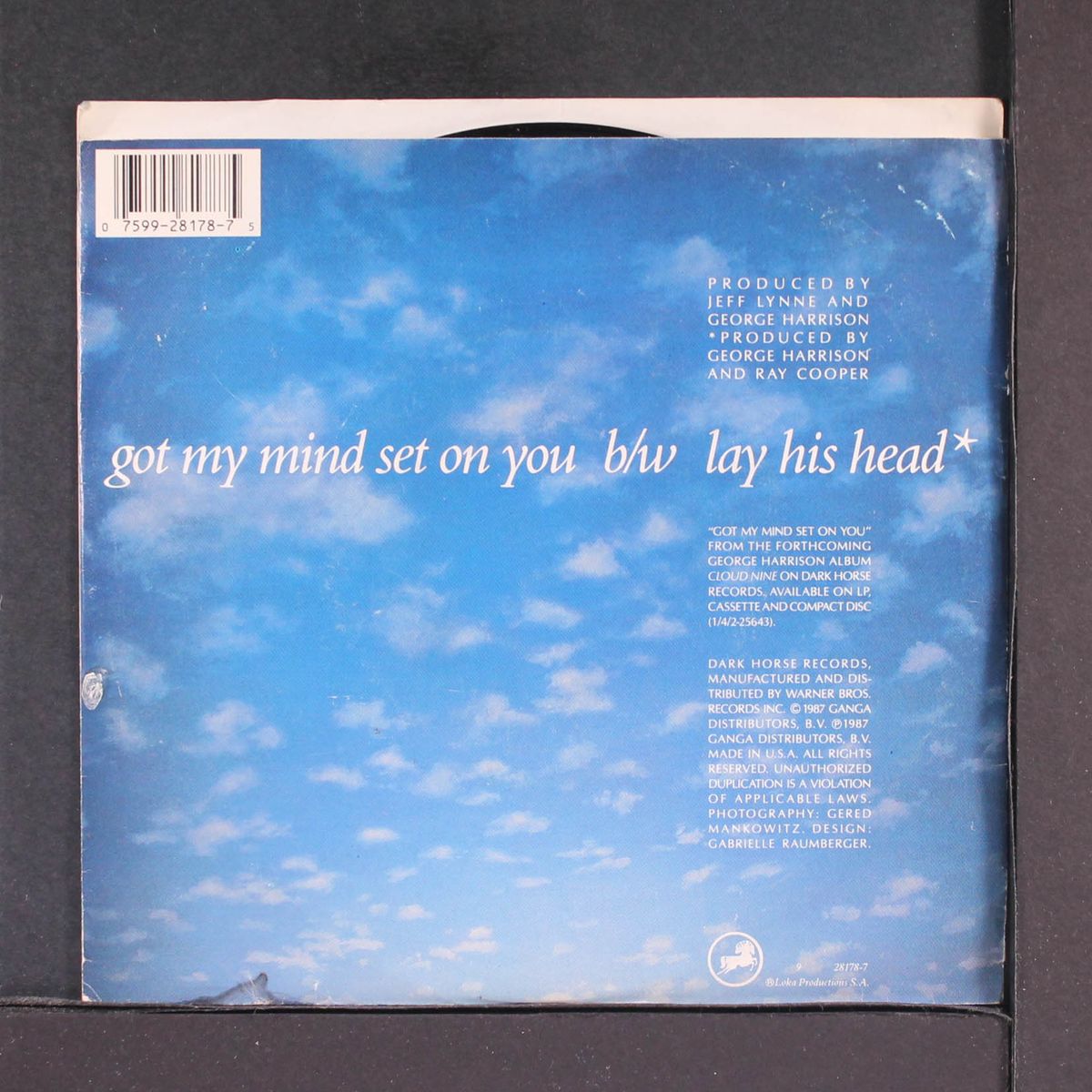 got my mind set on you / lay his head by GEORGE HARRISON