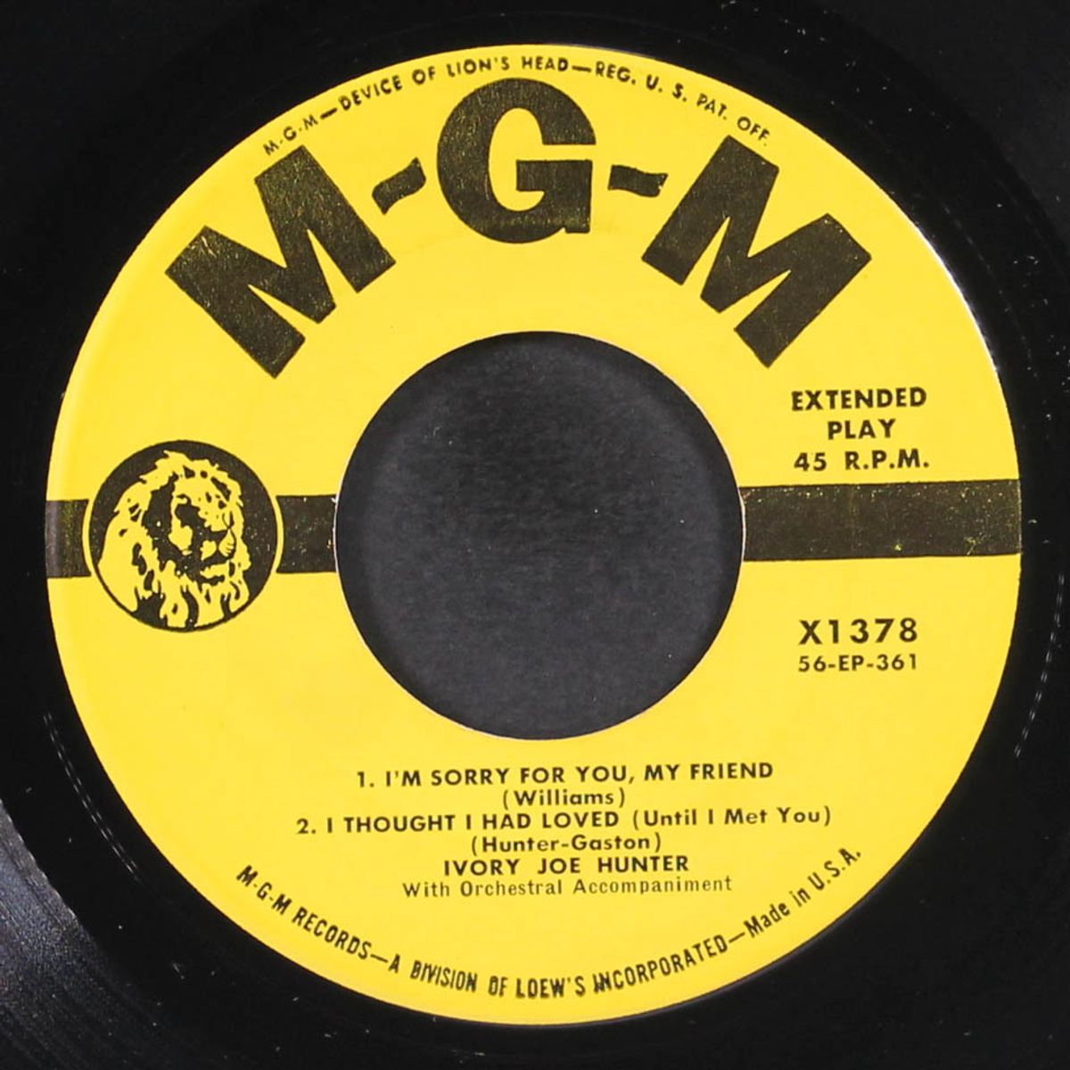 i get that lonesome feeling by IVORY JOE HUNTER