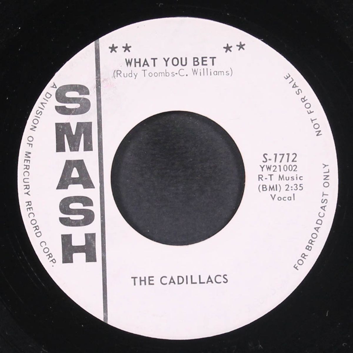 what you bet / you are to blame by CADILLACS