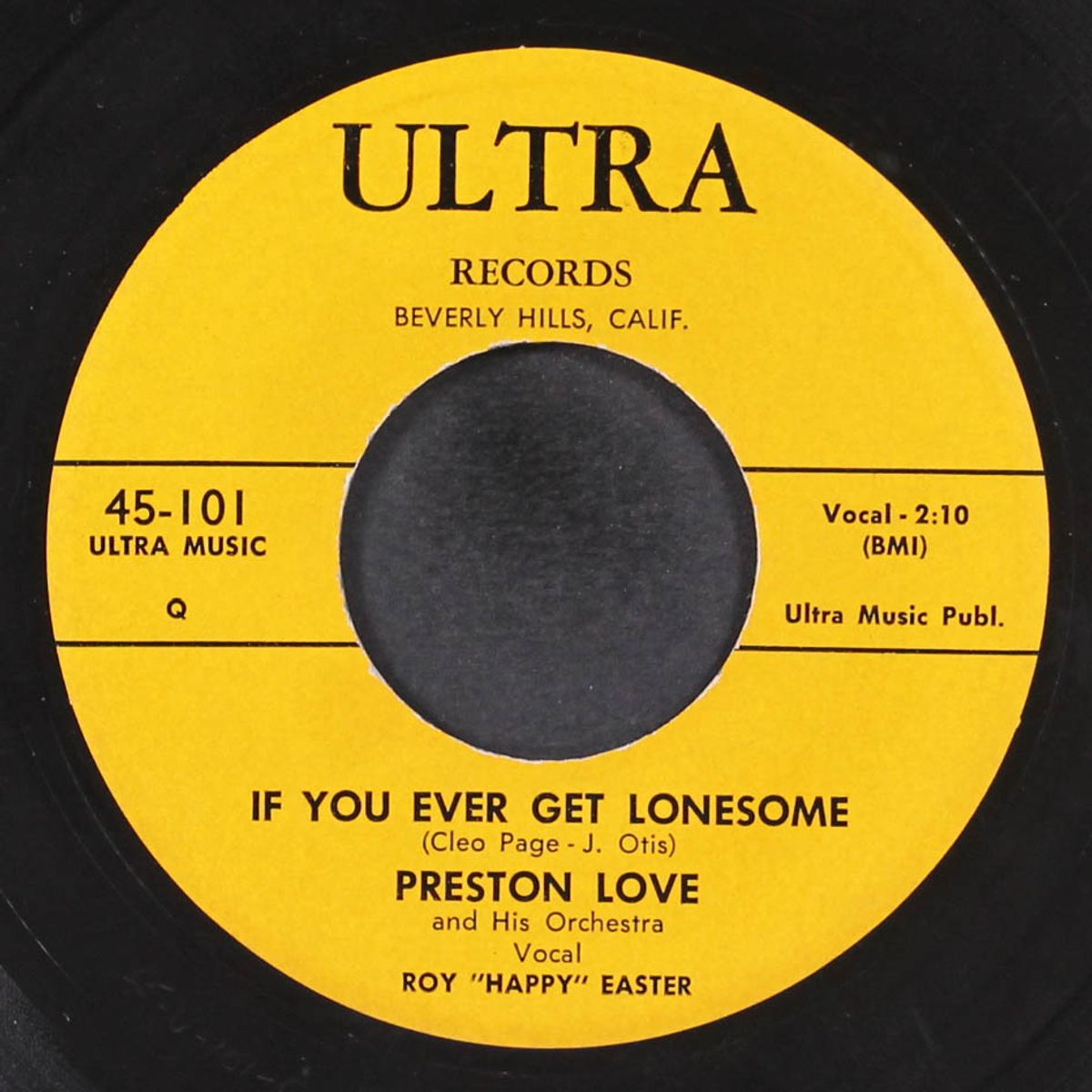 if you ever get lonesome / groove juice by PRESTON LOVE