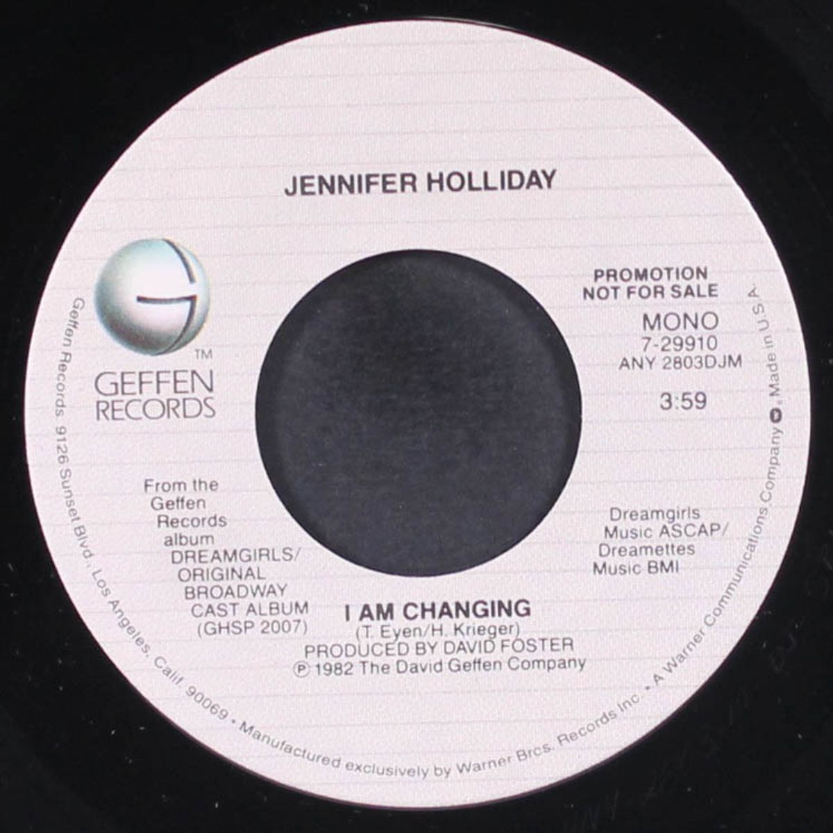 i am changing / cadillac car (performed by original broadway cast) by JENNIFER HOLLIDAY
