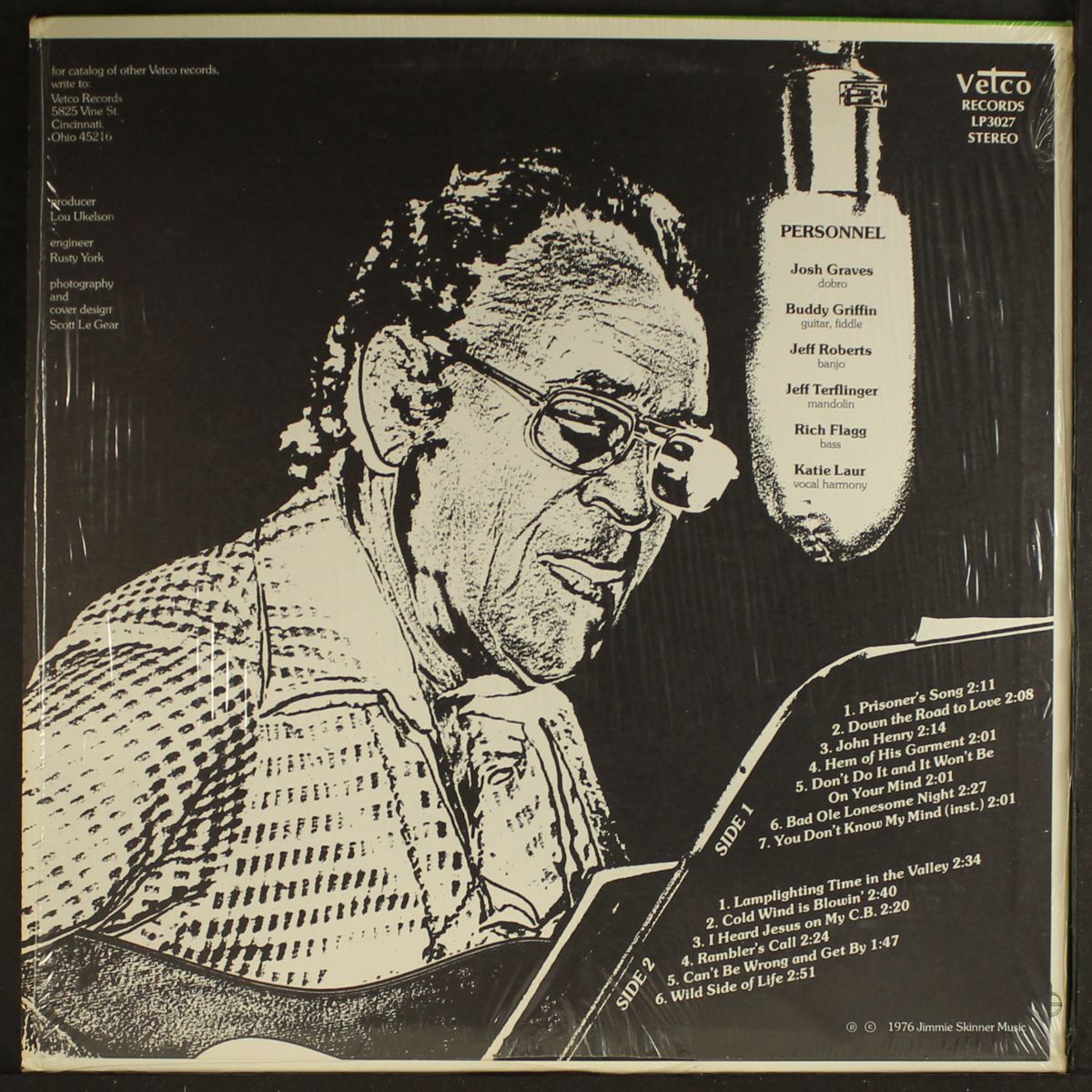 sings bluegrass, vol. 2 by JIMMIE SKINNER