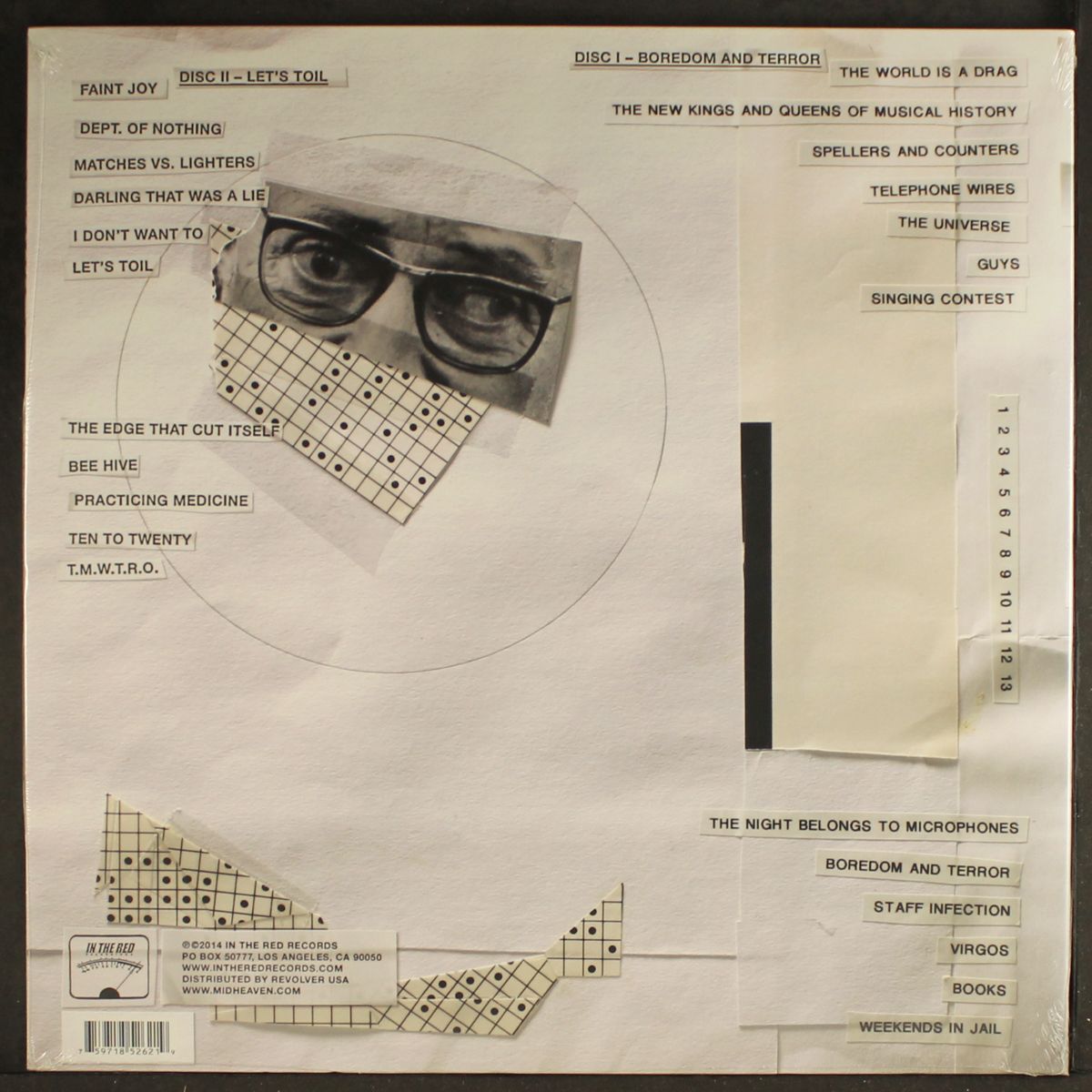 boredom & terror / let's toil by INTELLIGENCE