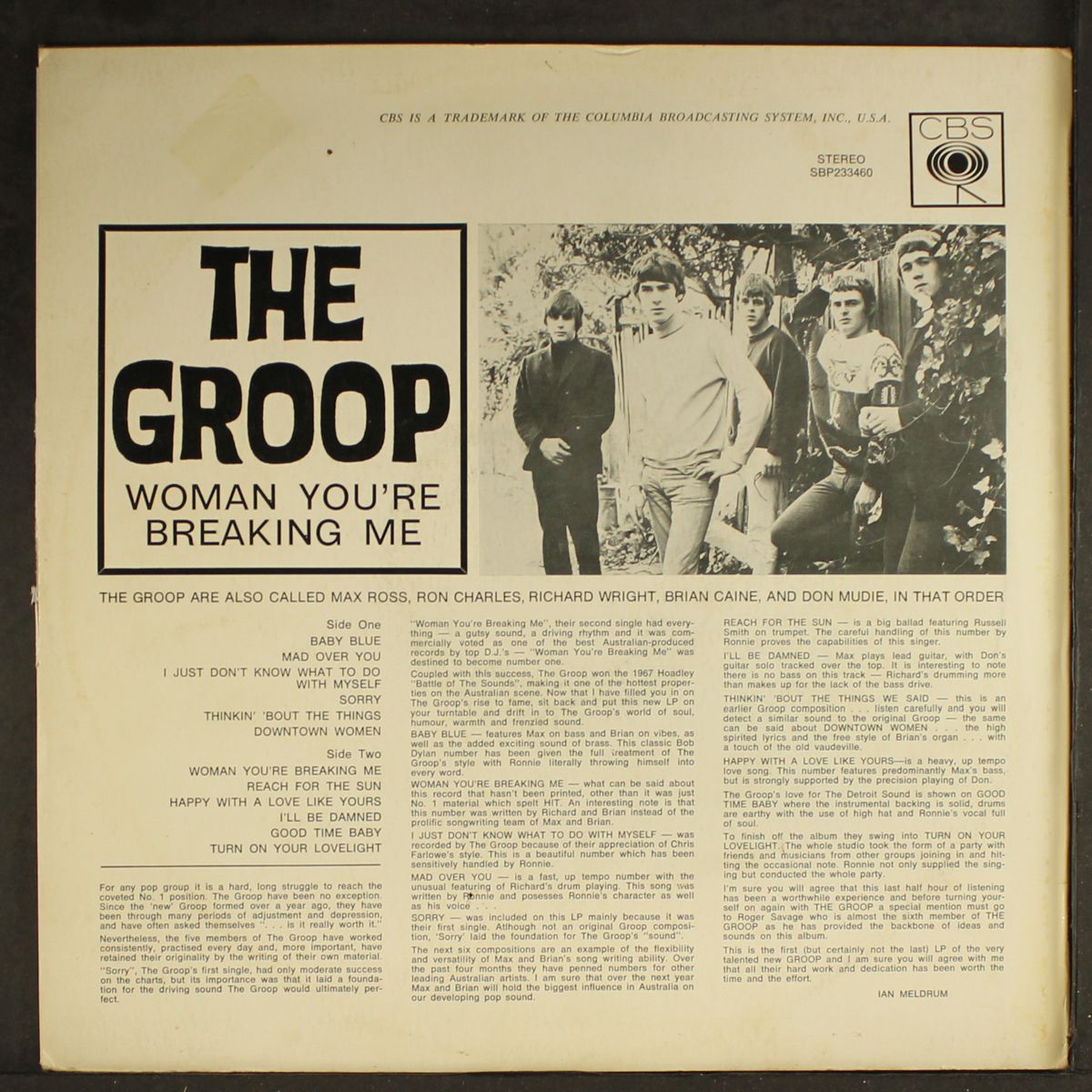 woman you're breaking me by GROOP