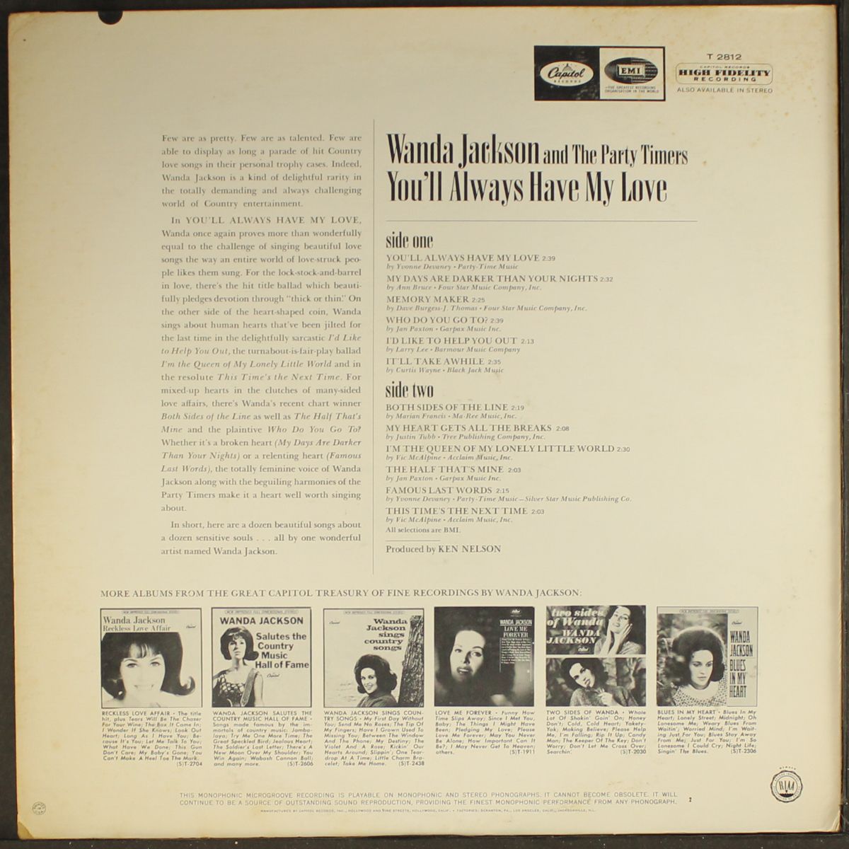 you'll always have my love by WANDA JACKSON