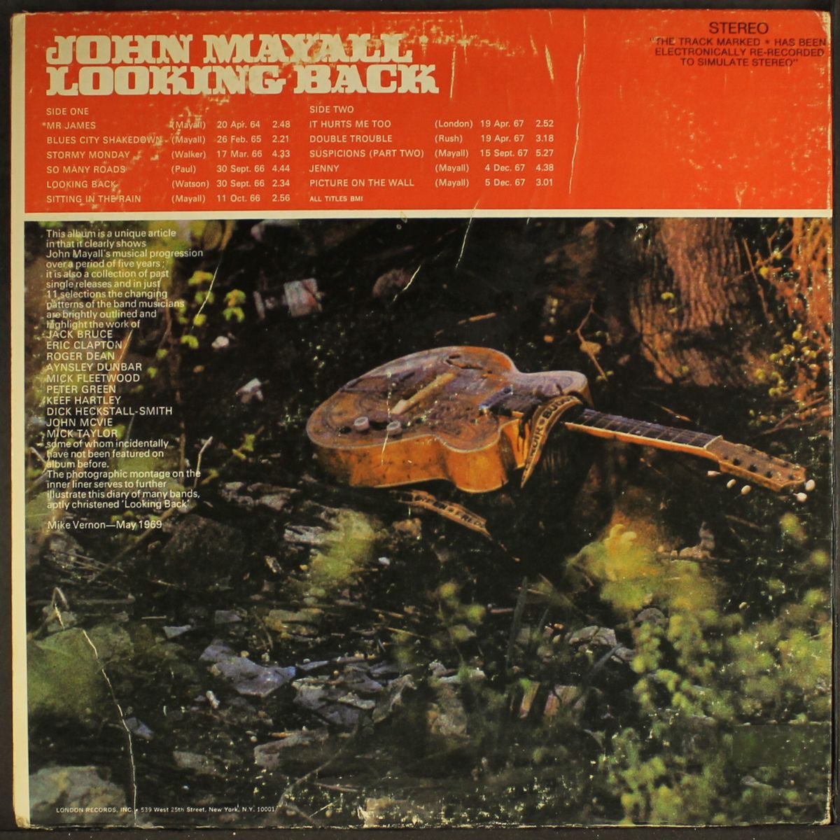 looking back by JOHN MAYALL