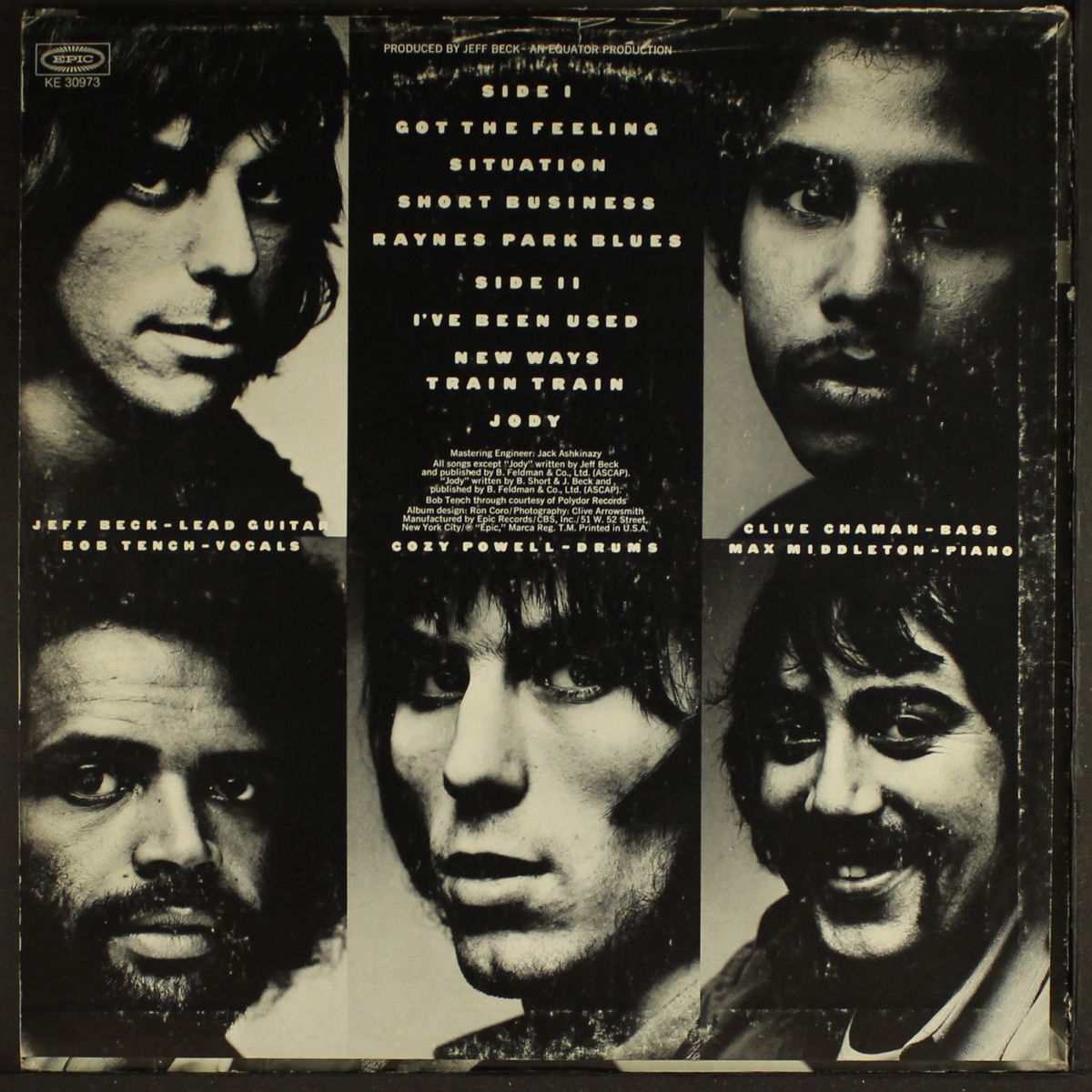 rough and ready by JEFF BECK