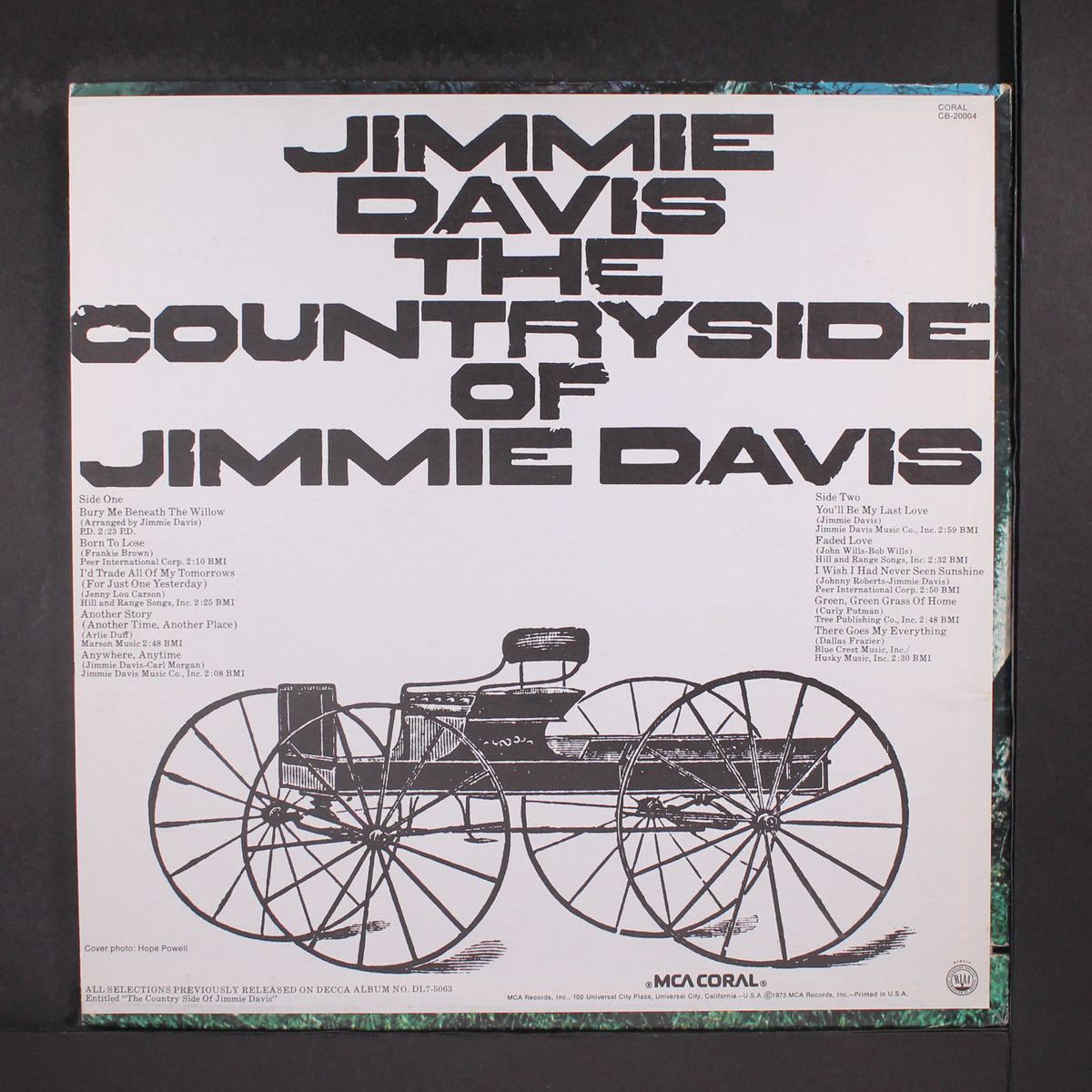 the country side of by JIMMIE DAVIS