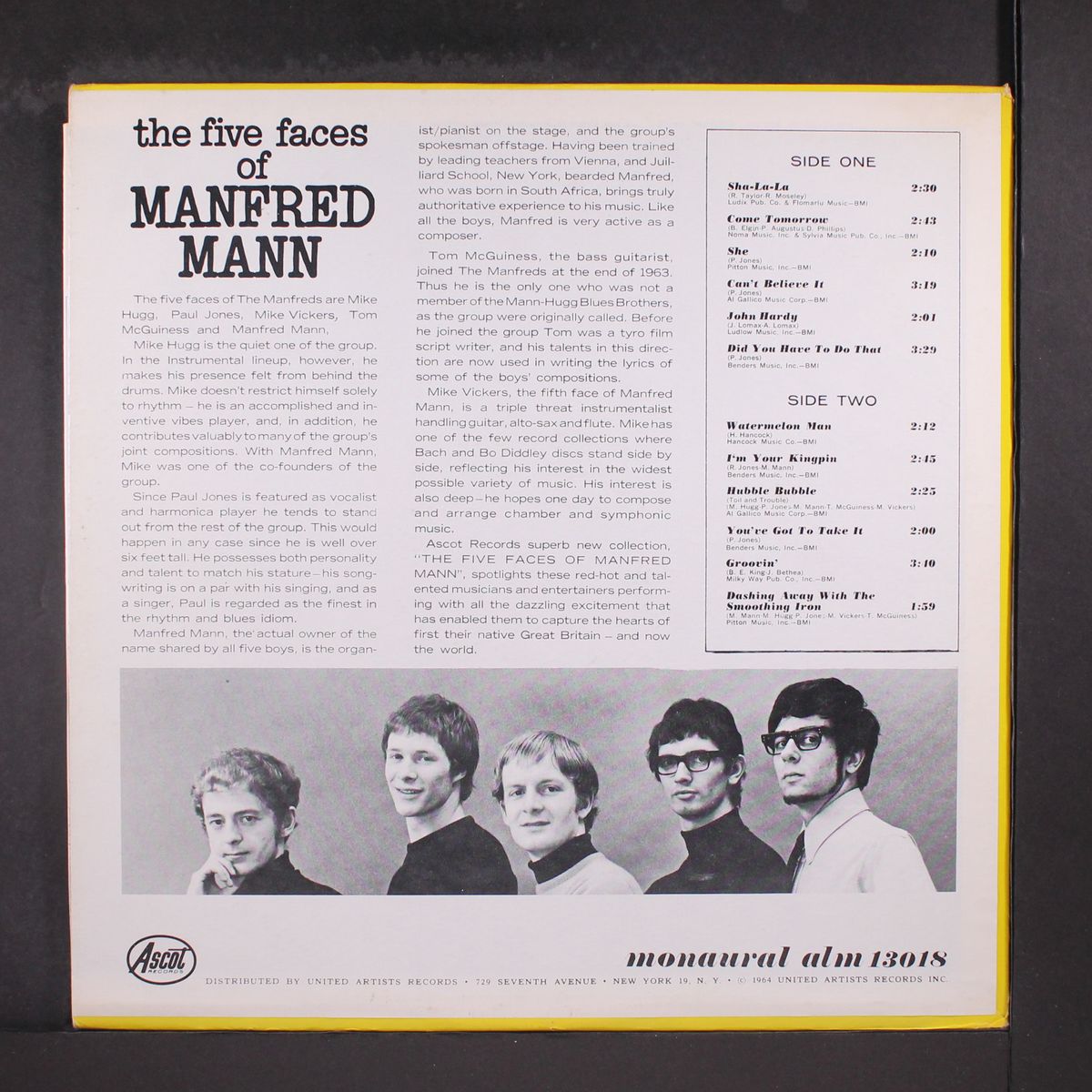 the five faces of manfred mann by MANFRED MANN