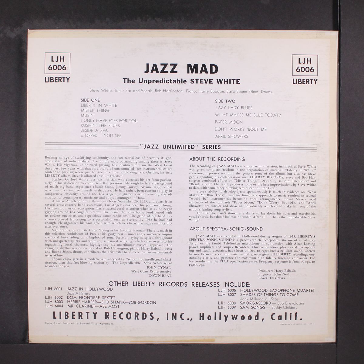jazz mad by STEVE WHITE