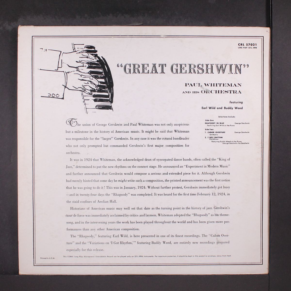great gershwin by PAUL WHITEMAN