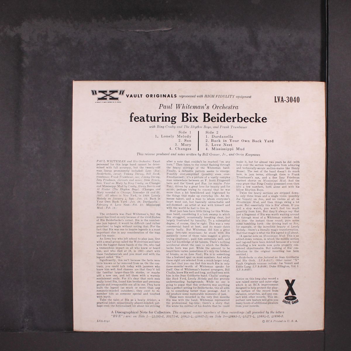 featuring bix beiderbecke by PAUL WHITEMAN