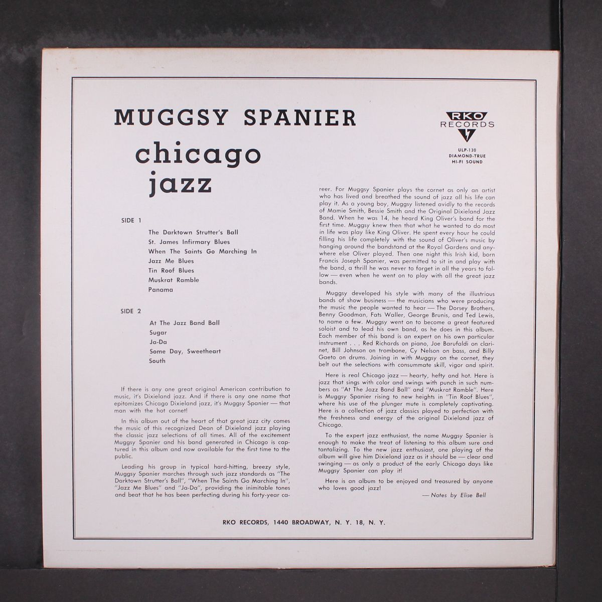 chicago jazz by MUGGSY SPANIER