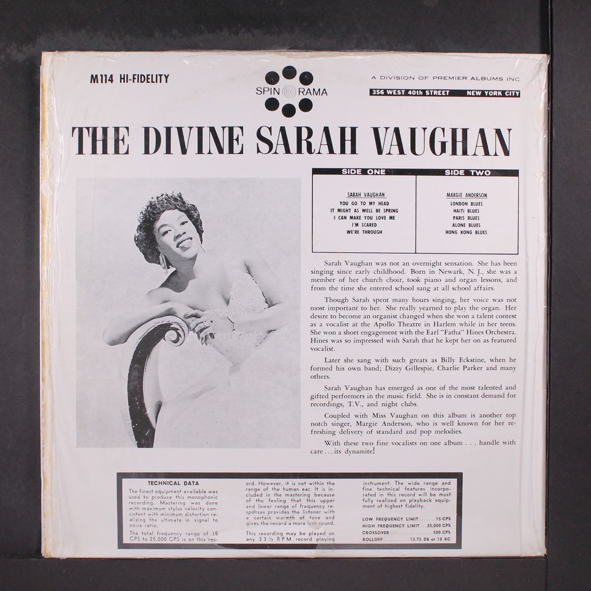 the divine...sings by SARAH VAUGHAN