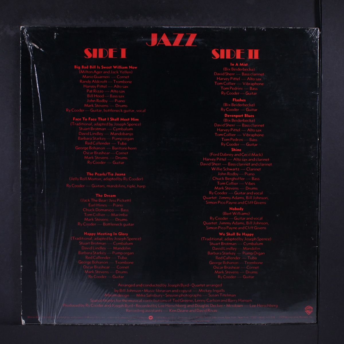jazz by RY COODER