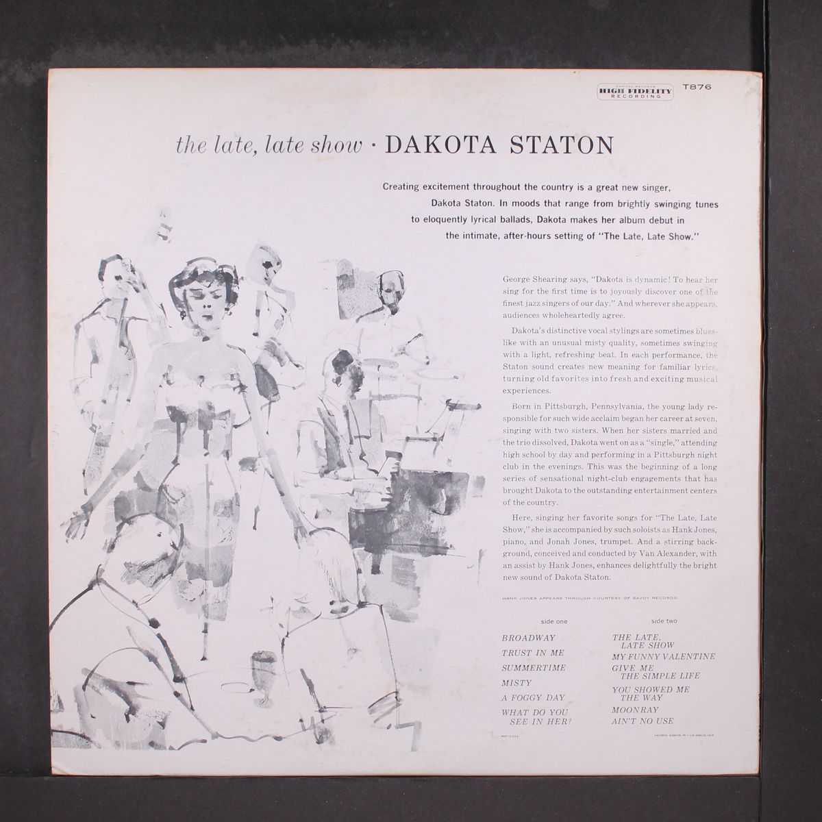 the late, late show by DAKOTA STATON