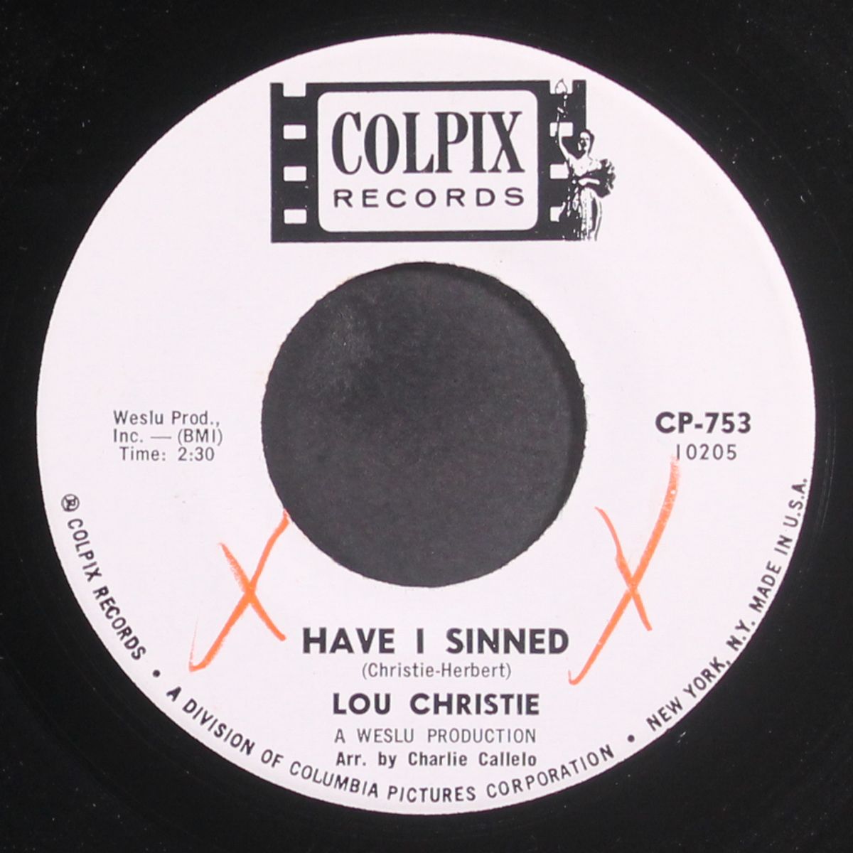 have i sinned by LOU CHRISTIE