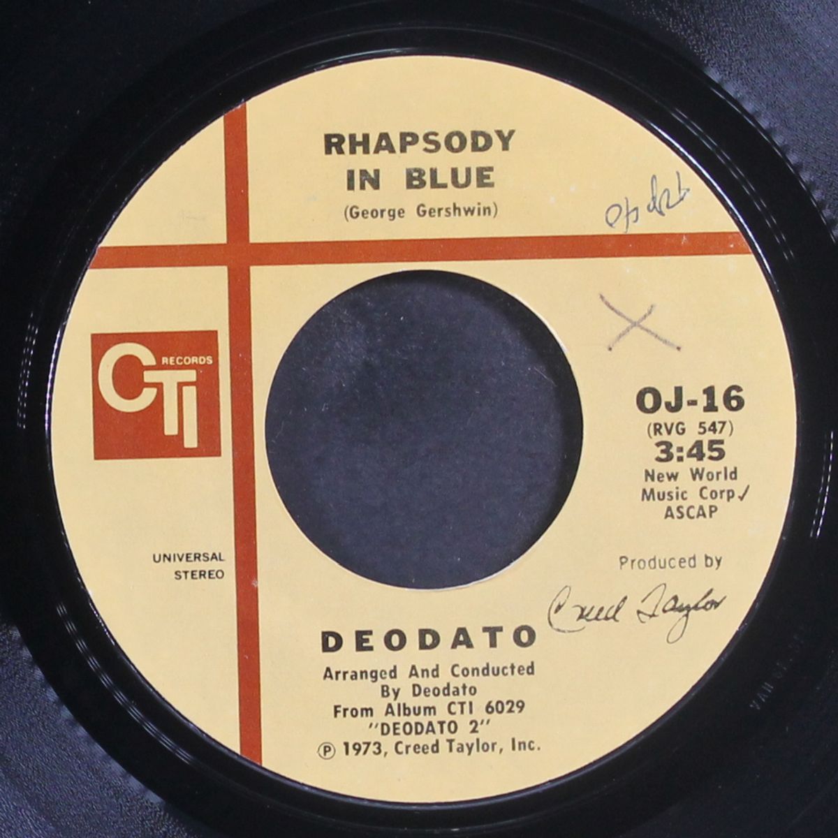 rhapsody in blue / super strut by DEODATO