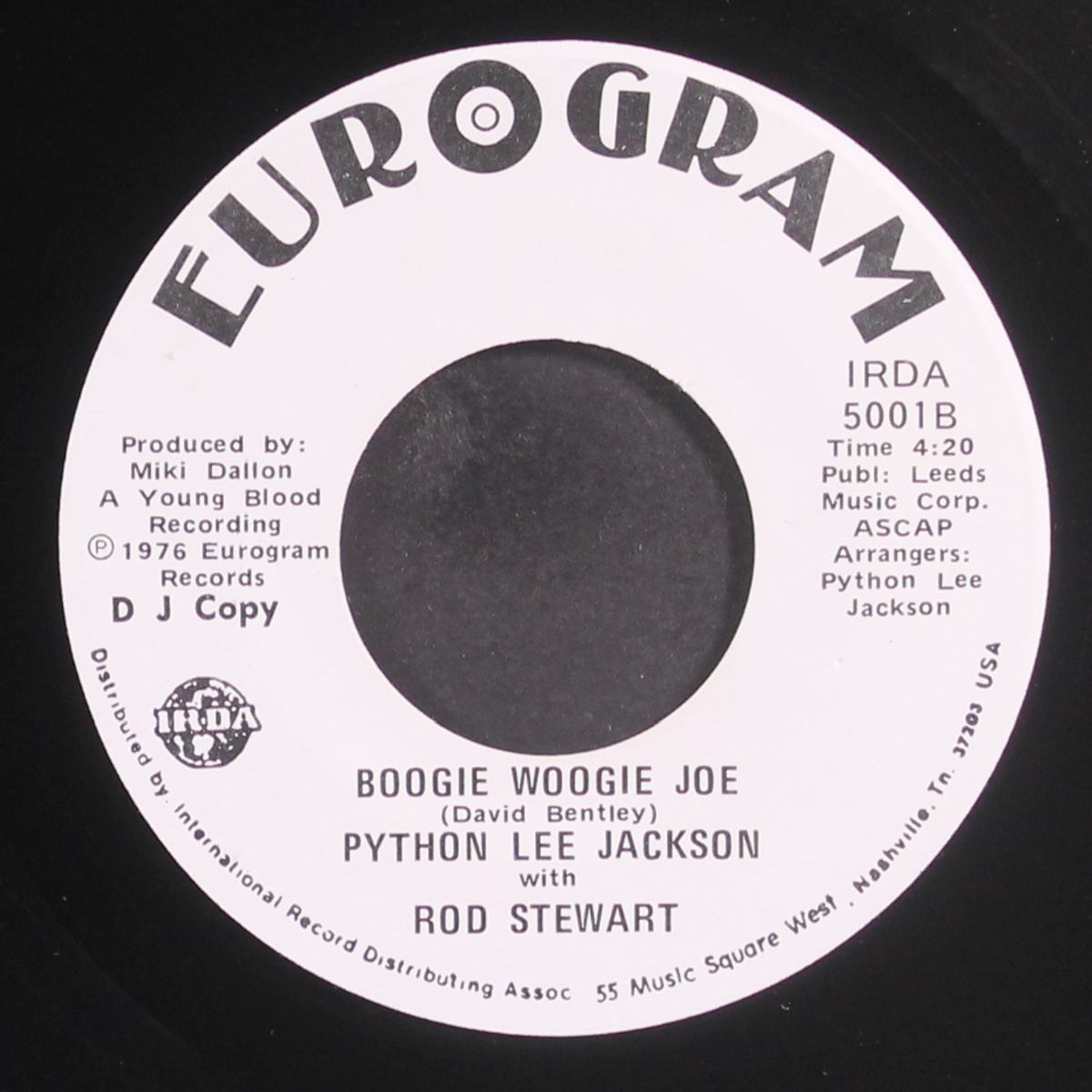 in a broken dream / boogie woogie joe by PYTHON LEE JACKSON W/ ROD STEWART
