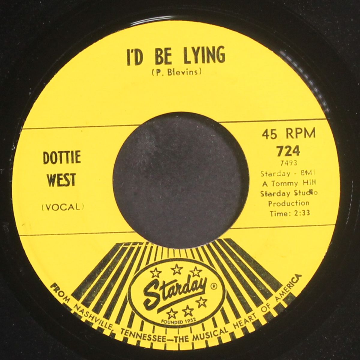 i'd be lying by DOTTIE WEST