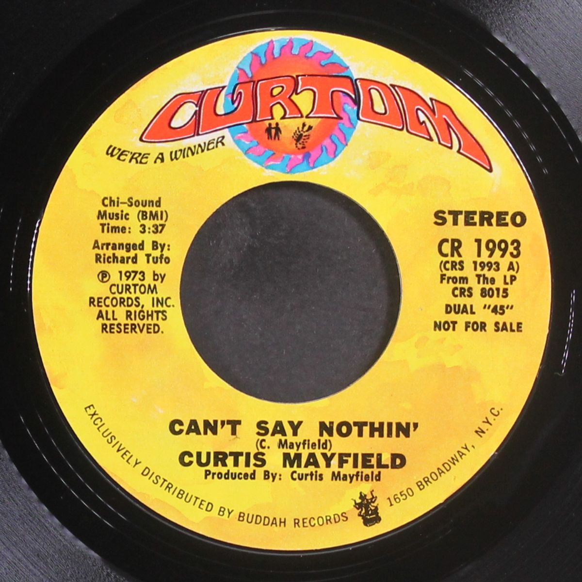 can't say nothin' / short by CURTIS MAYFIELD