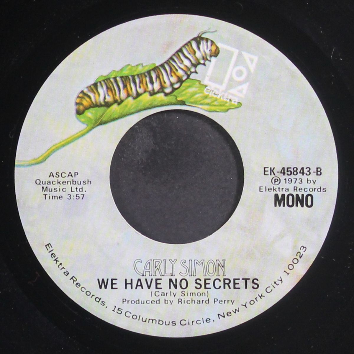 the right thing to do / we have no secrets by CARLY SIMON