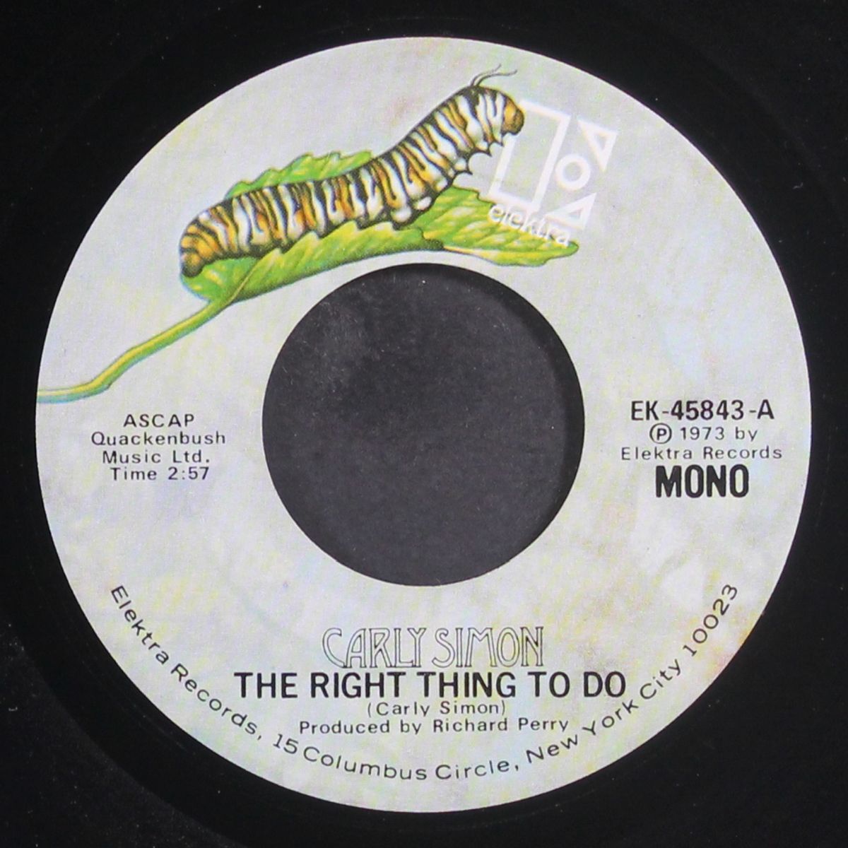 the right thing to do / we have no secrets by CARLY SIMON