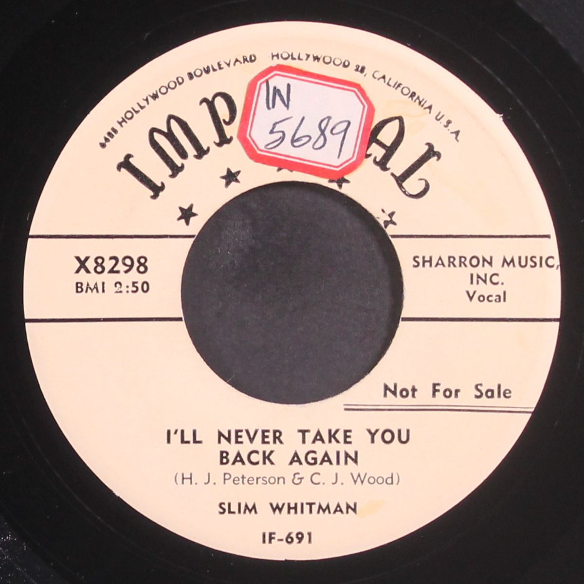 i'll never stop loving you by SLIM WHITMAN