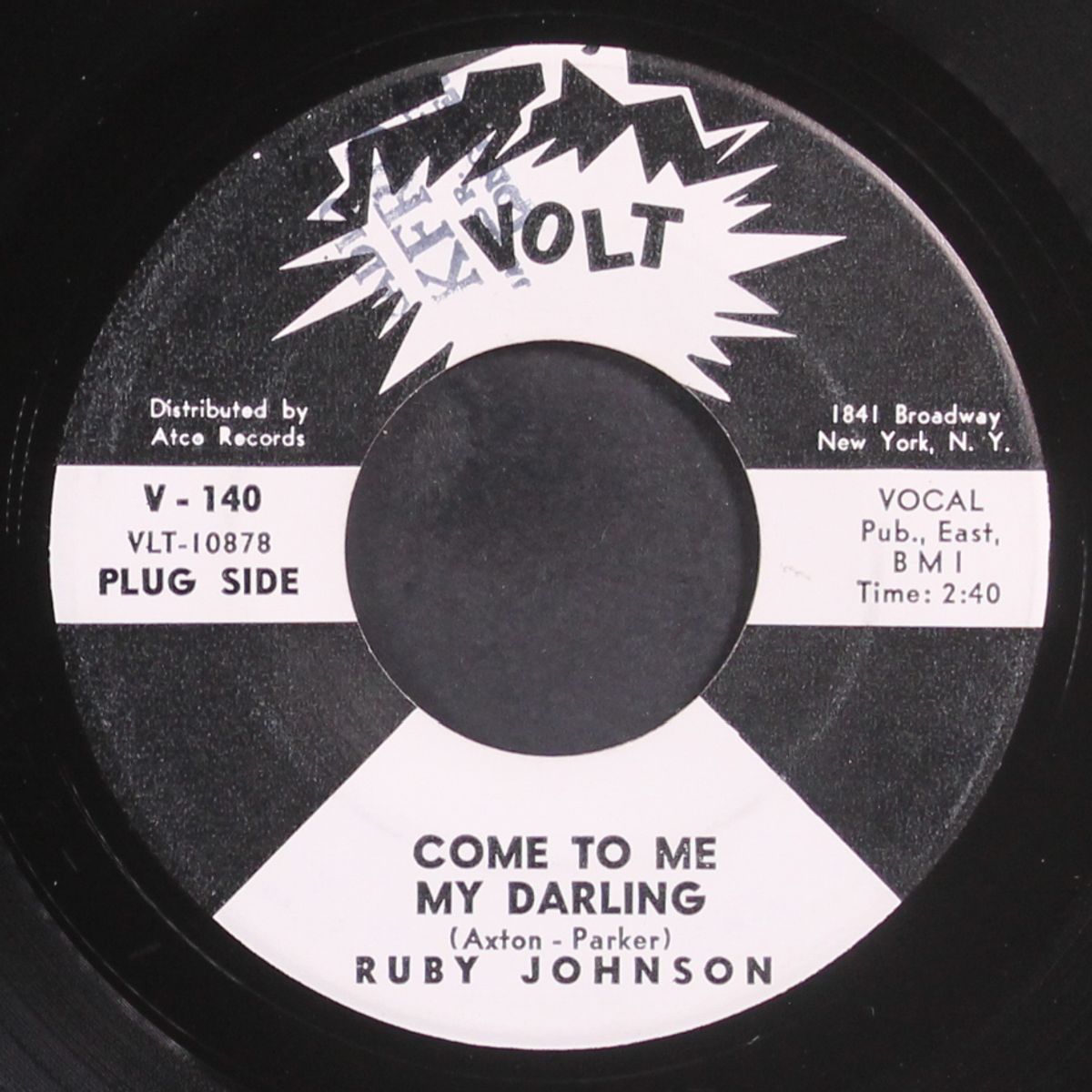 come to me darling / when my love comes down by RUBY JOHNSON
