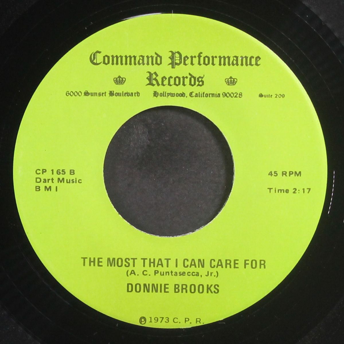 beware young man / the most that i can care for by DONNIE BROOKS