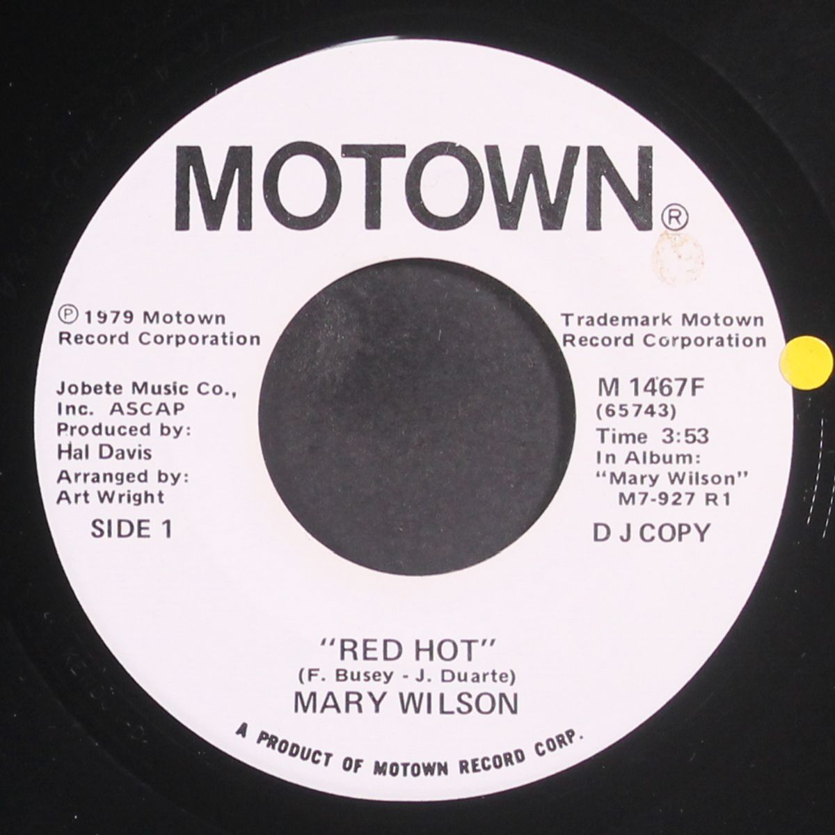 red hot by MARY WILSON