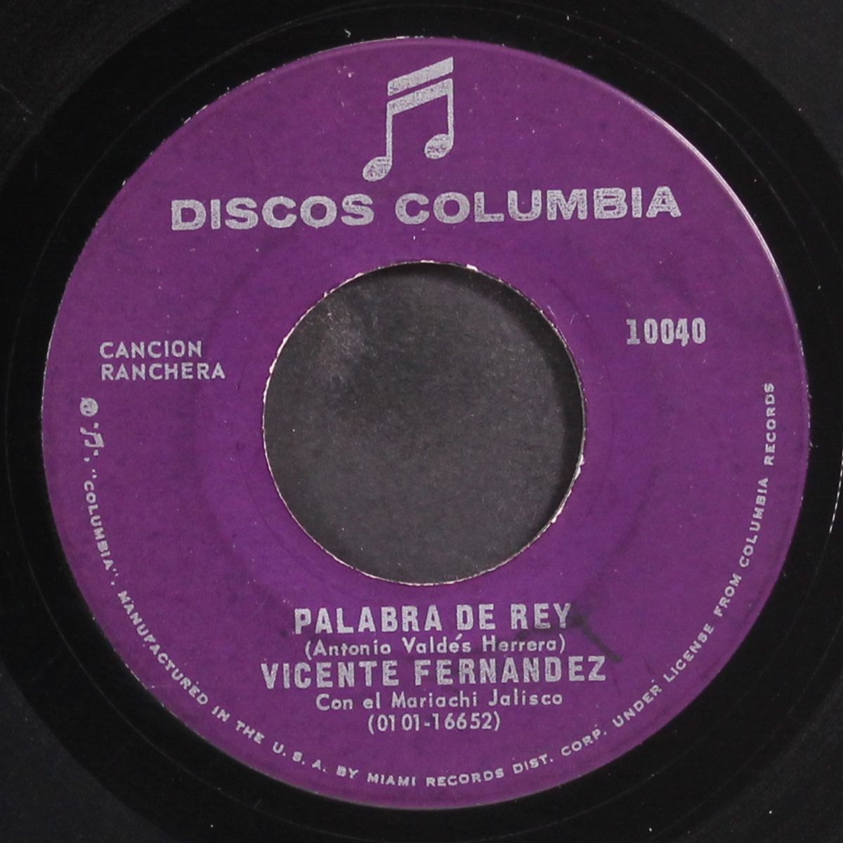 palabra de rey by VICENTE FERNANDEZ