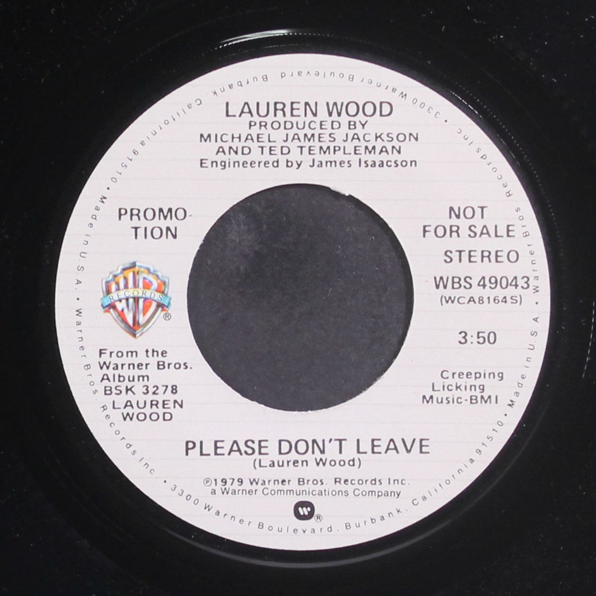 please don't leave by LAUREN WOOD