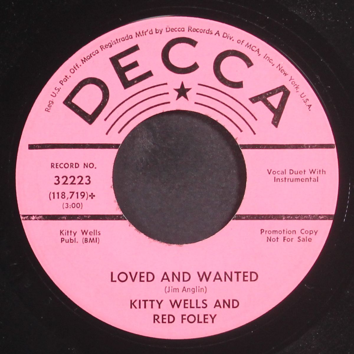 living as strangers / loved and wanted by KITTY WELLS & RED FOLEY
