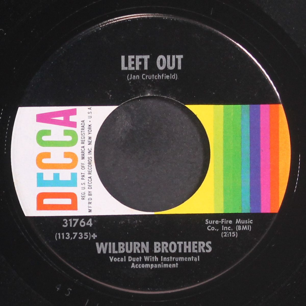 i had one too many by WILBURN BROTHERS