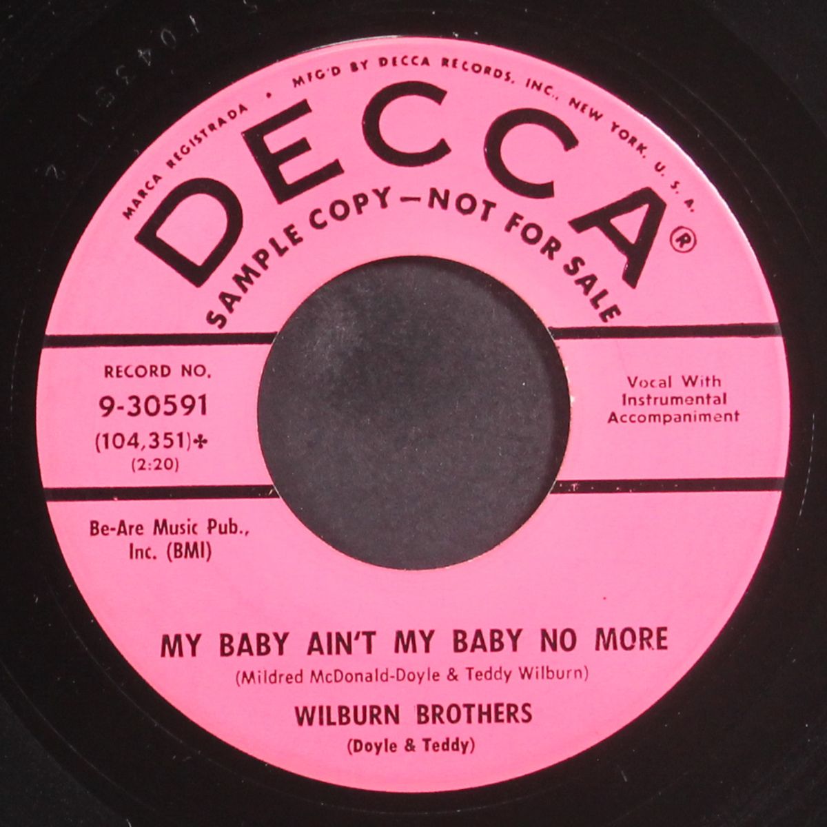 oo bop sha boom by WILBURN BROTHERS