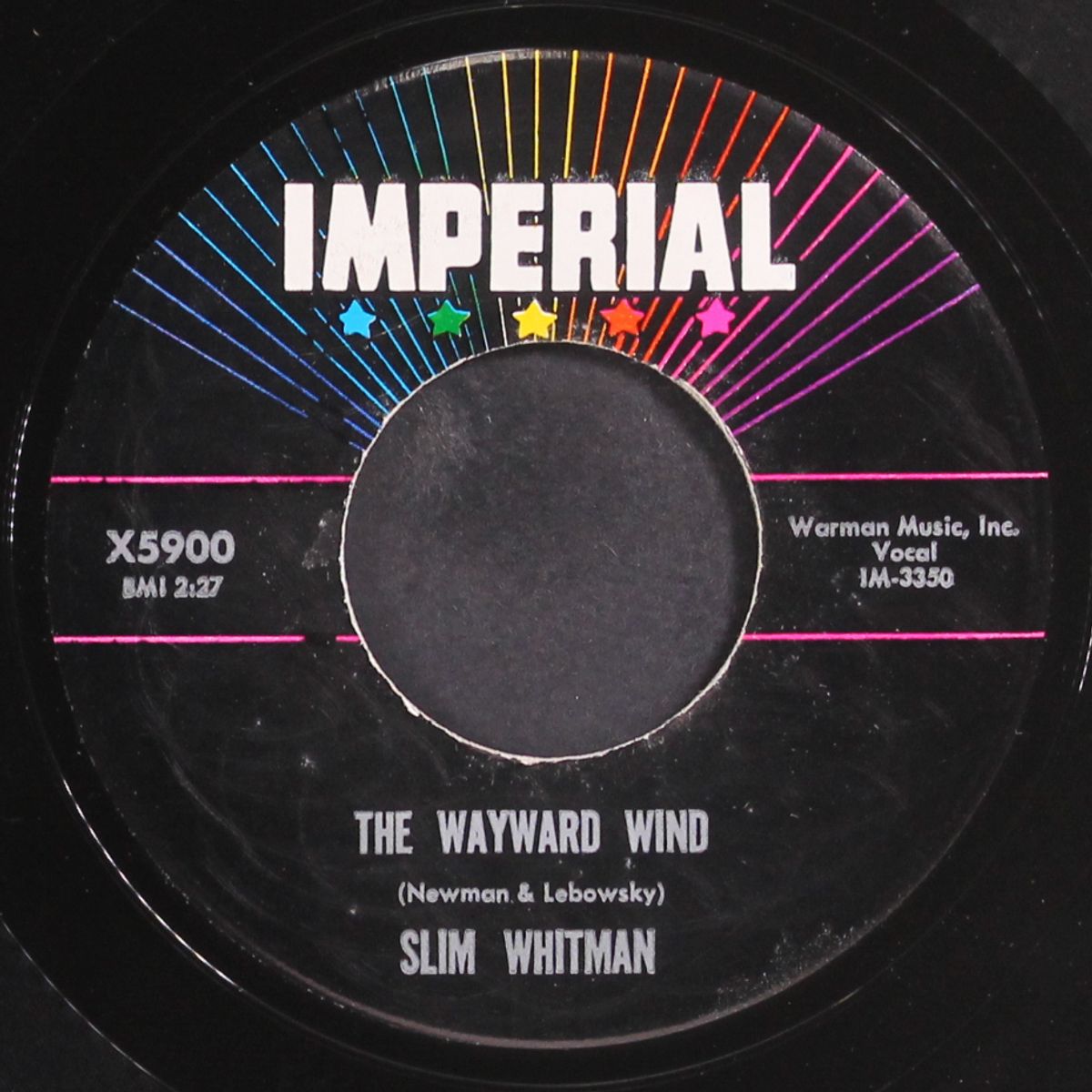 straight from heaven / the wayward wind by SLIM WHITMAN