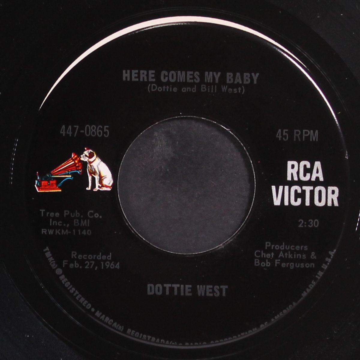 here comes my baby / before the ring on your finger turns green by DOTTIE WEST
