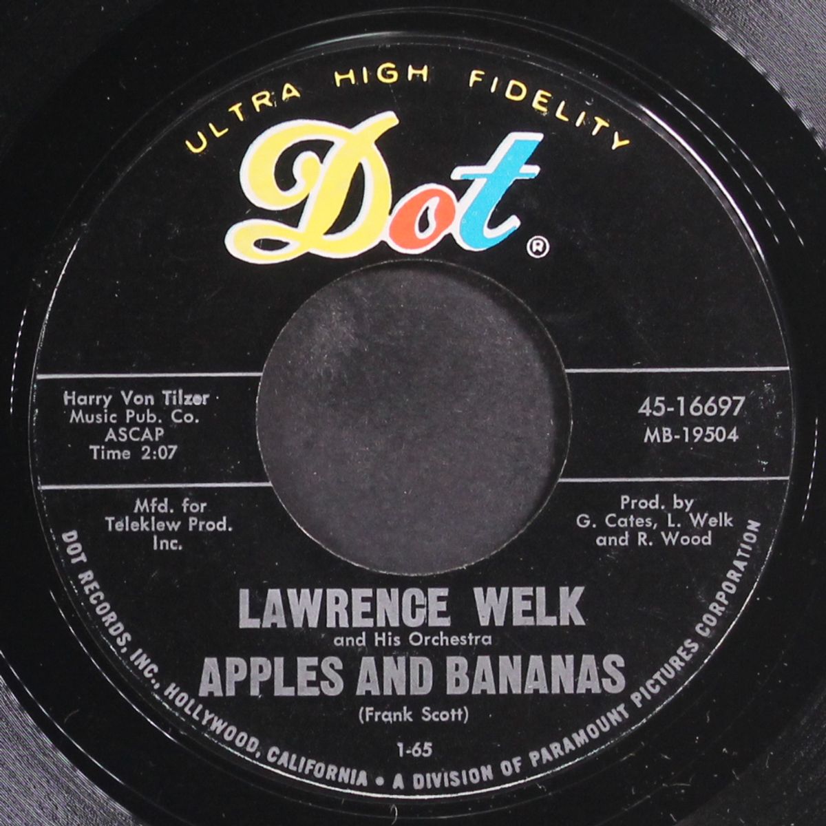 the addams family / apples and bananas by LAWRENCE WELK