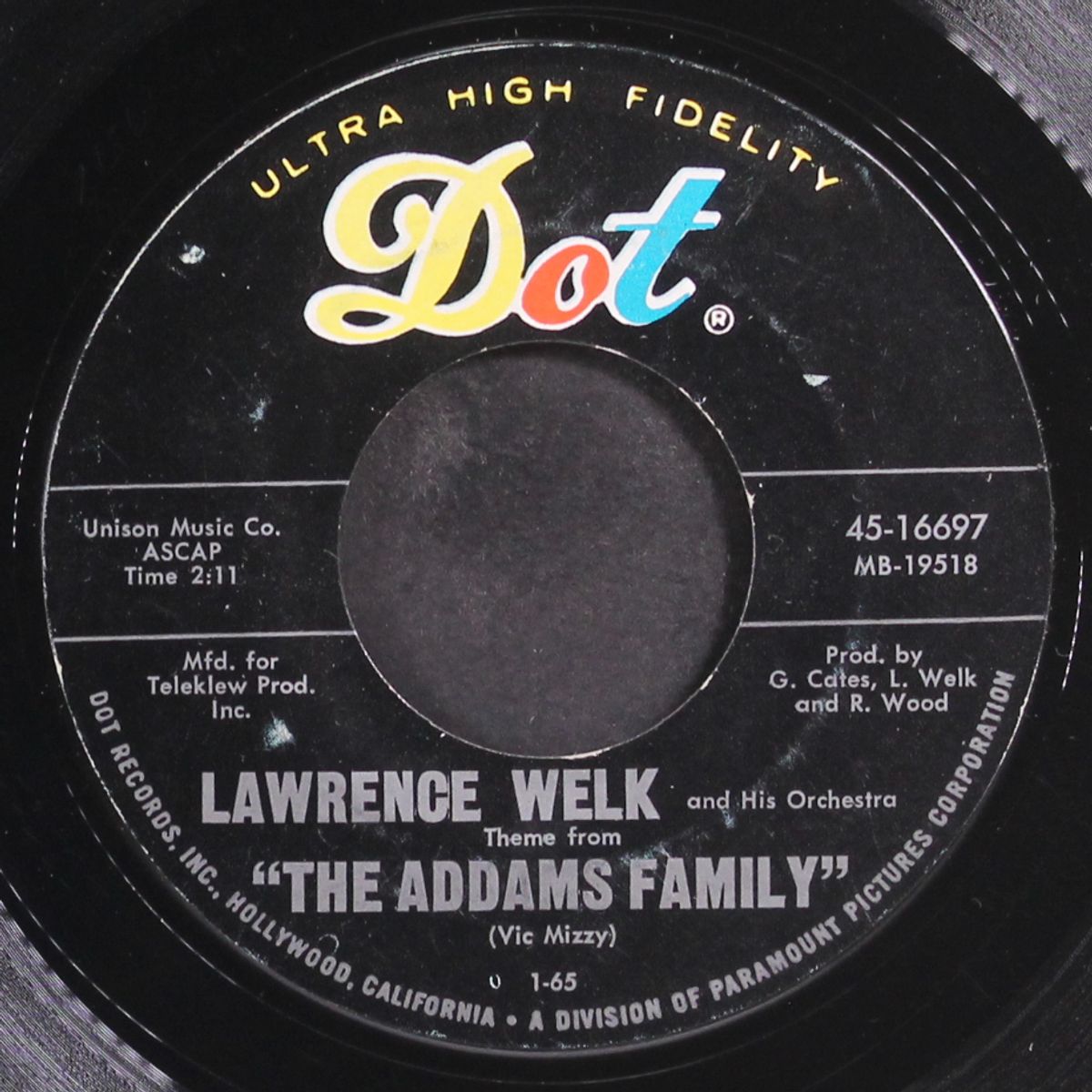 the addams family / apples and bananas by LAWRENCE WELK